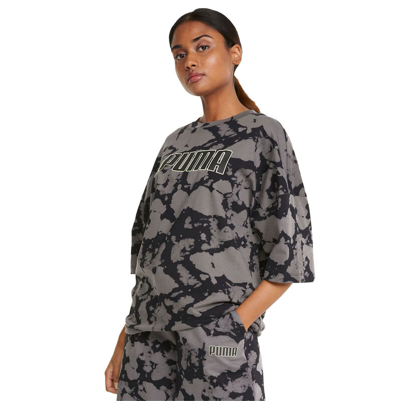 Puma Women's Summer Graphic All Over Print Short Sleeve Tee image number 0