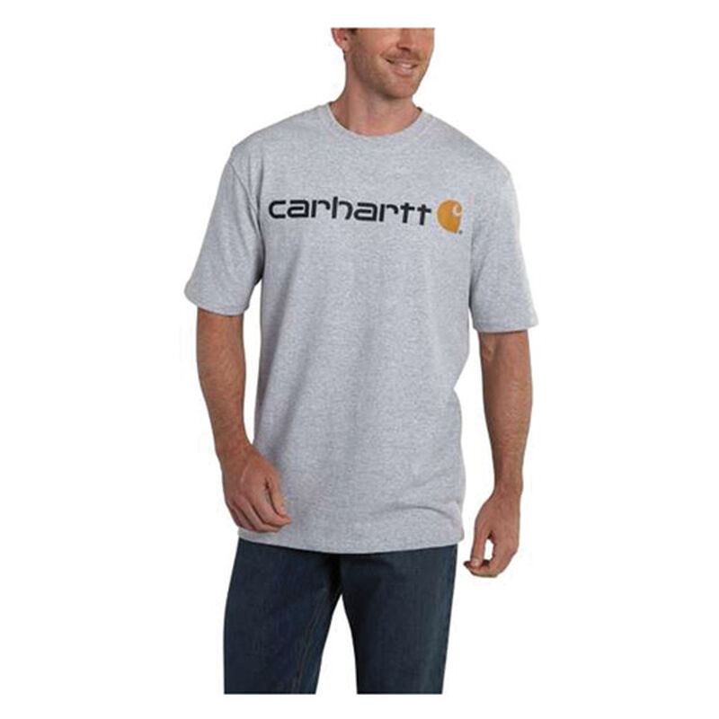 Carhartt Loose Fit Heavyweight Short-Sleeve Logo Graphic T-Shirt image number 1