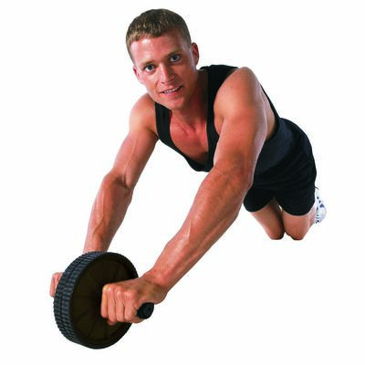 Go Fit Dual Exercise Ab Wheel with Foam Padded Handles