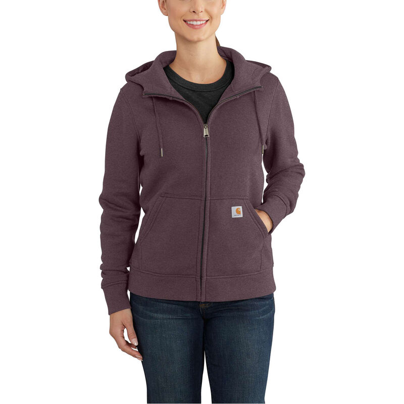 Carhartt Women's Relaxed Fit Midweight Full-Zip Sweatshirt image number 0