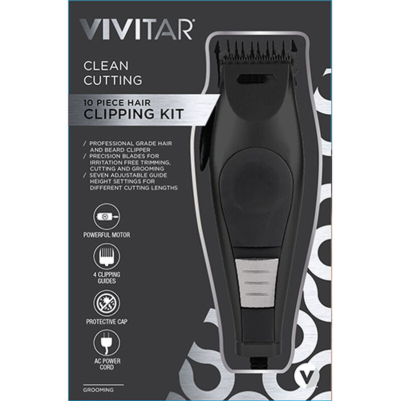 Vivitar 10 piece Hair/Beard Clipping Kit image number 0