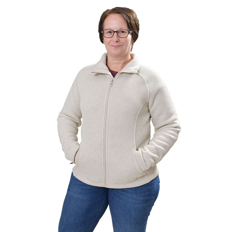 Spyder Women's Stella Sherpa Sweater Fleece Jacket image number 0