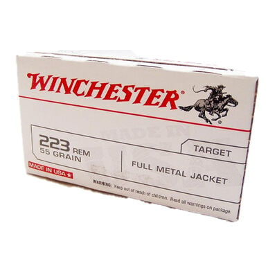 Winchester .223 Remington 55-Grain FMJ Ammunition