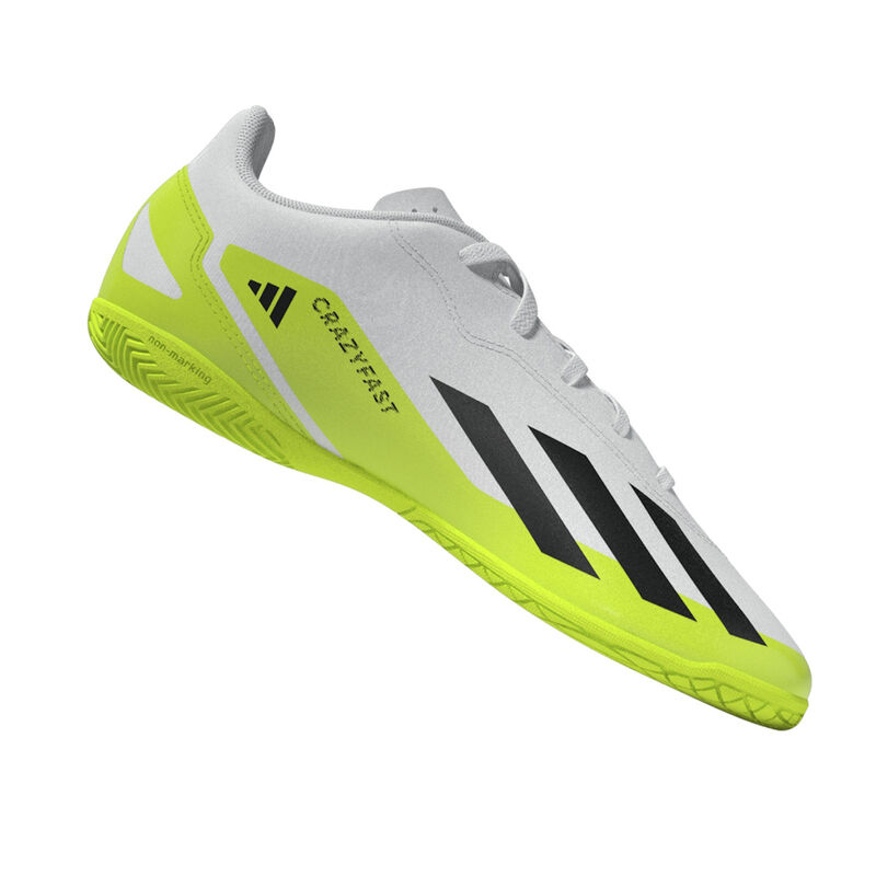 adidas Youth X Crazyfast.4 Indoor Soccer Cleats image number 14