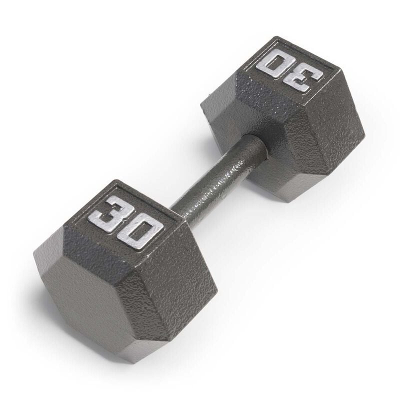 Marcy 30lb Cast Iron Hex Dumbbell image number 0