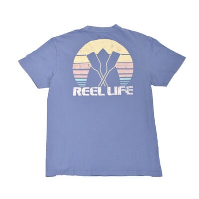 Reel Life Men's Short Sleeve Sunset Paddle Tee