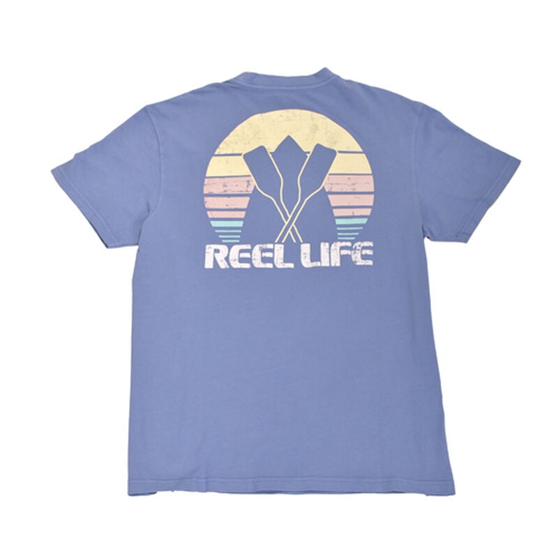 Reel Life Men's Short Sleeve Sunset Paddle Tee image number 1