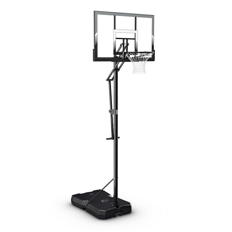 Spalding 50" Shatter-proof Polycarbonate Quick Glide Portable Basketball Hoop, , large image number 0