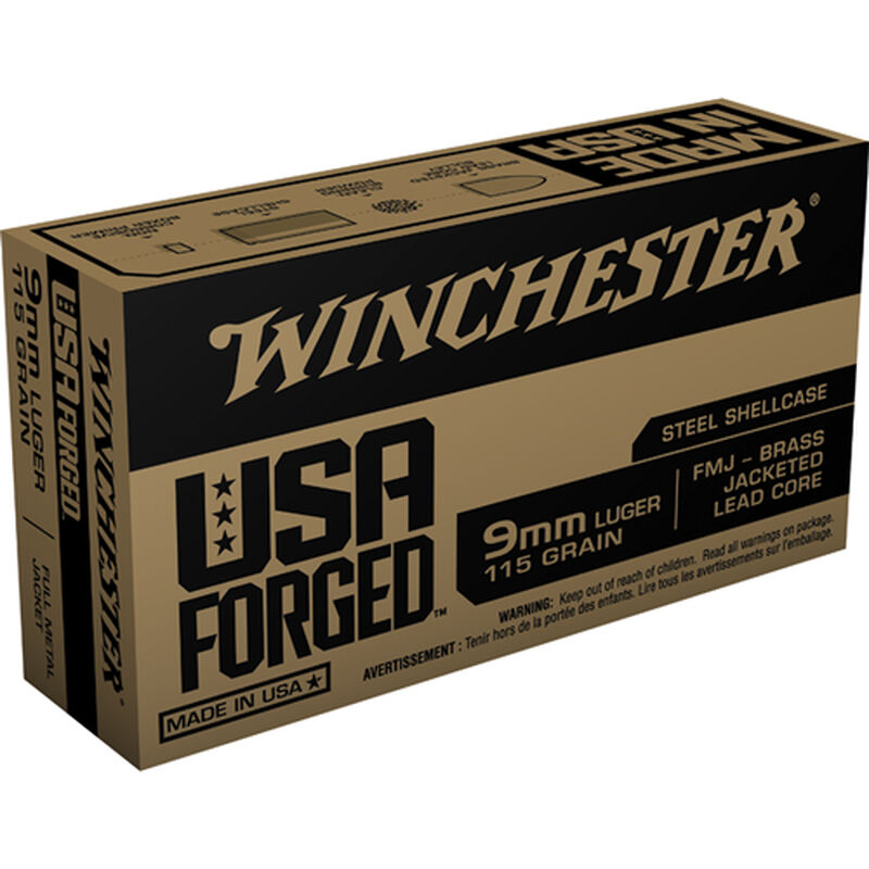 Winchester 9mm 115 gr Steel Case image number 0