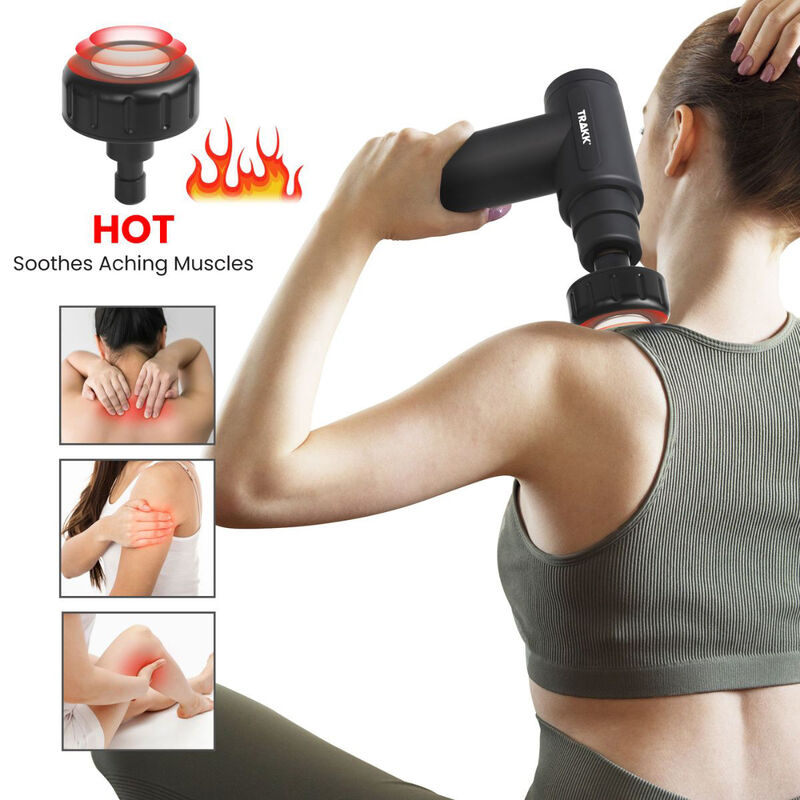 Trakk Compact Hot & Cold Massage Gun- Multiple Modes and Speeds-6 Heads image number 1