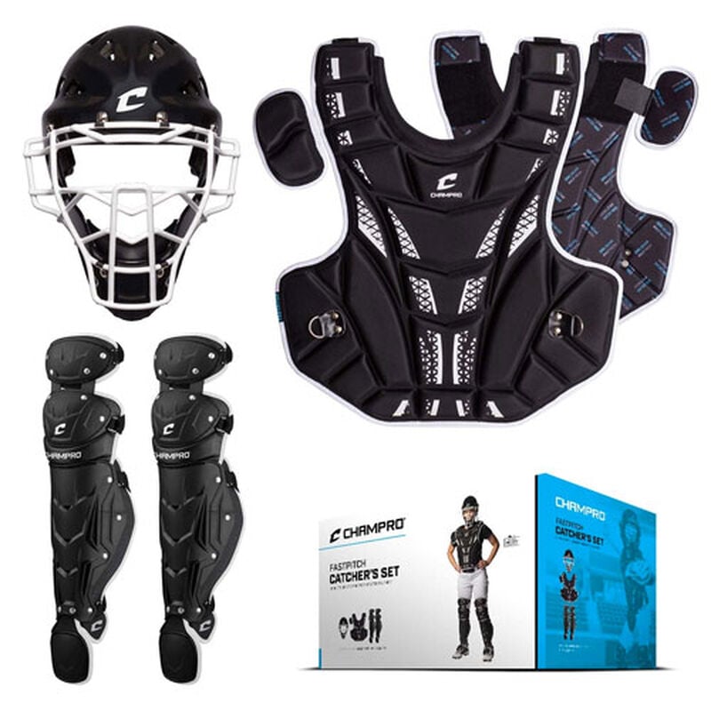Youth 9-12 Fastpitch Catcher's Set, , large image number 0