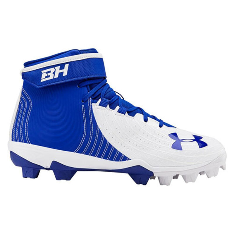 Under Armour Men's Harper 4 Mid Rubber Molded Baseball Cleats image number 0