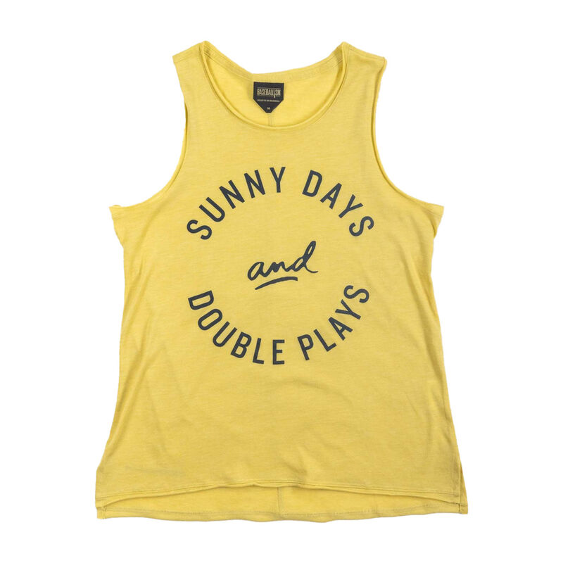 Baseballism Sunny Days and Double Plays Tank image number 0