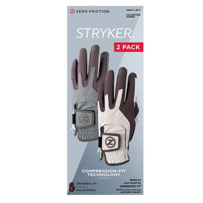 Zero Friction Men's Left Hand 2 Pack Stryker Golf Gloves