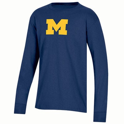 Men's Michigan C Logo Long Sleeve