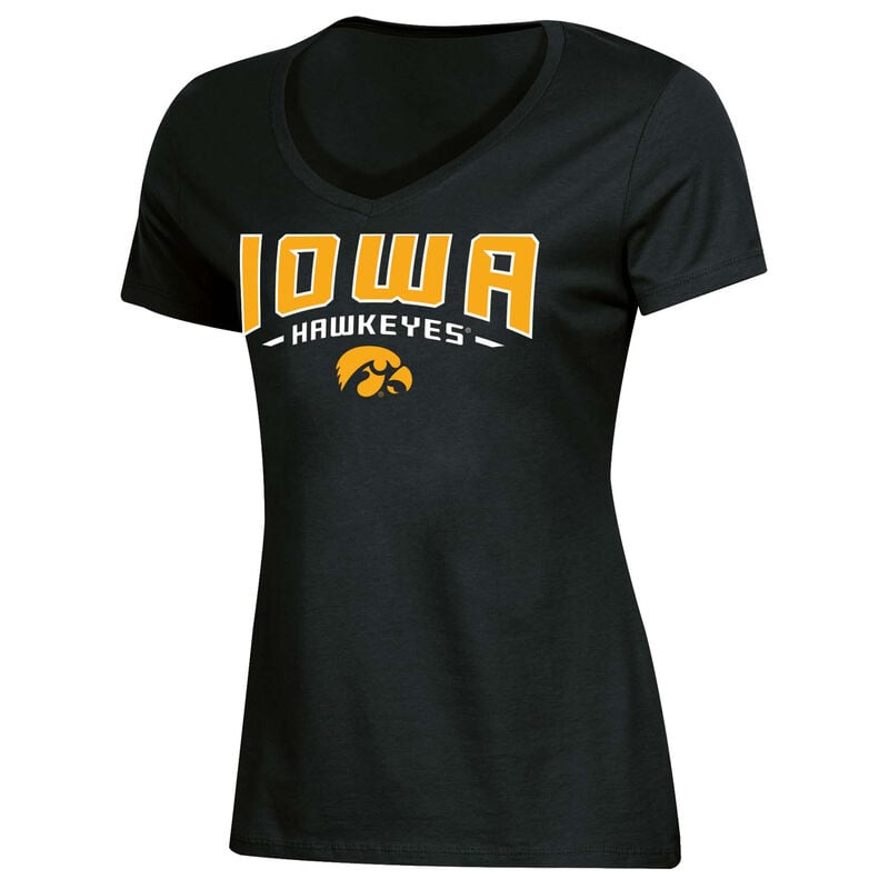 Knights Apparel Women's Short Sleeve Iowa Classic Arch Tee image number 0