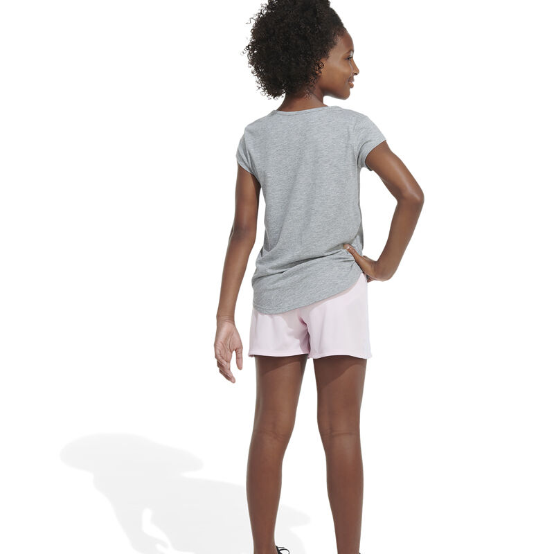 adidas Girls' AEROREADY® 3-Stripe Pacer Mesh Shorts image number 7