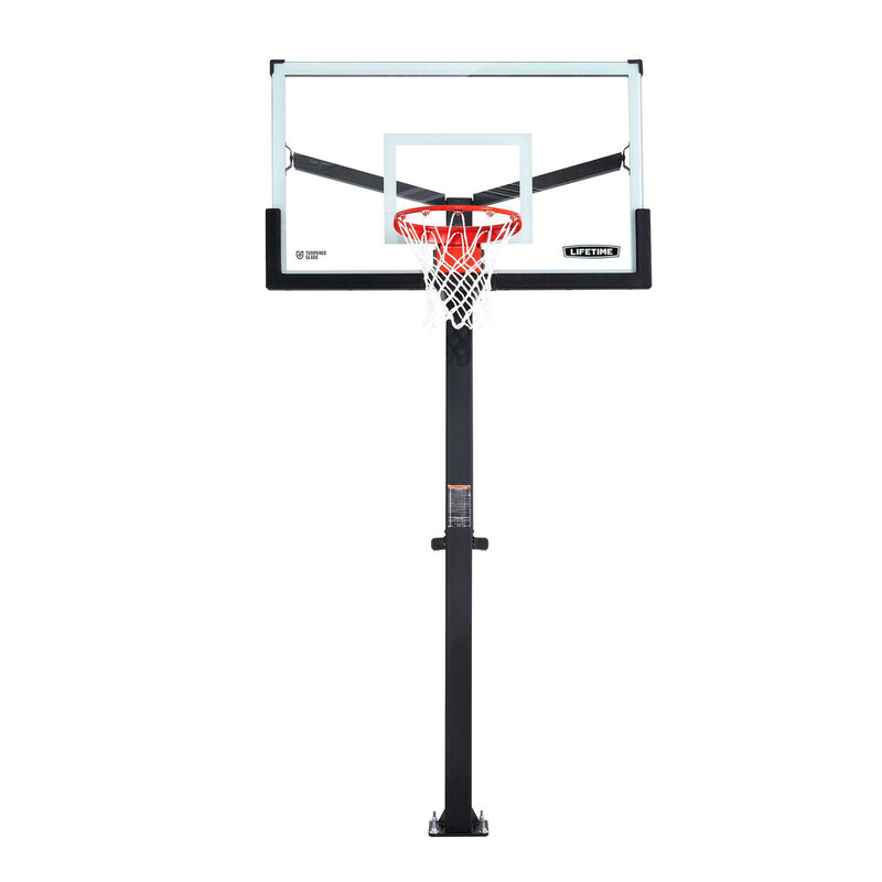Mammoth 60" 90616 Glass In-Ground Basketball System image number 0