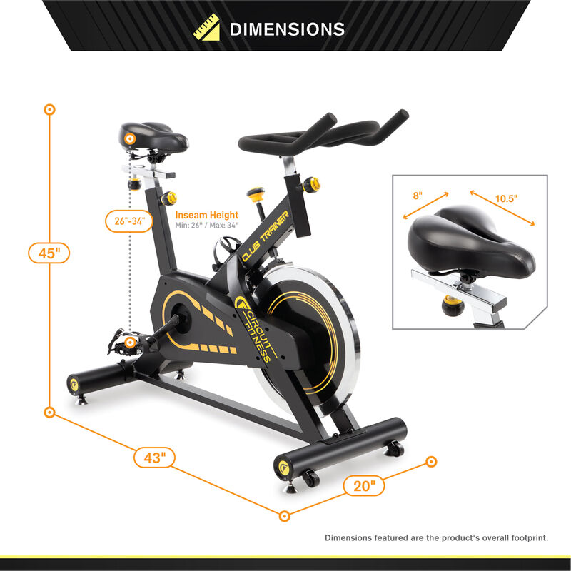 Circuit Fitness Deluxe Club Revolution Cycle image number 25