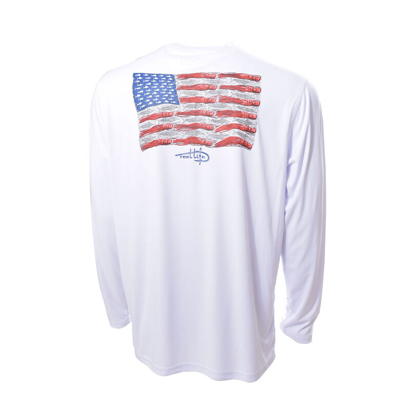 Reel Life Men's Jax Beach American Lures T-Shirt image number 0