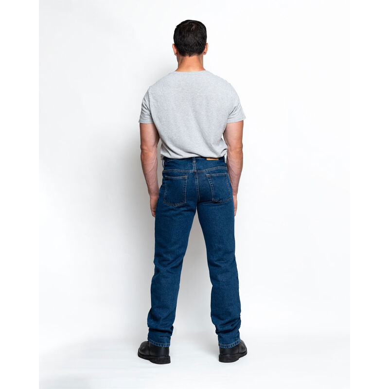 Full Blue Men's 5 Pocket Regular Jeans image number 2