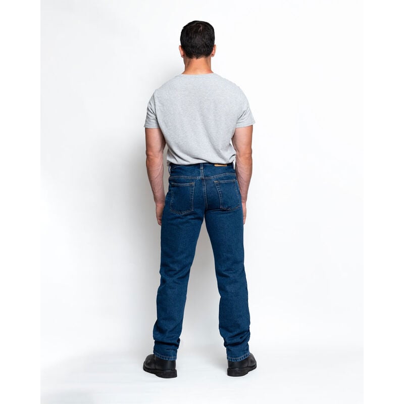 Full Blue Men's 5 Pocket Regular Jeans image number 3