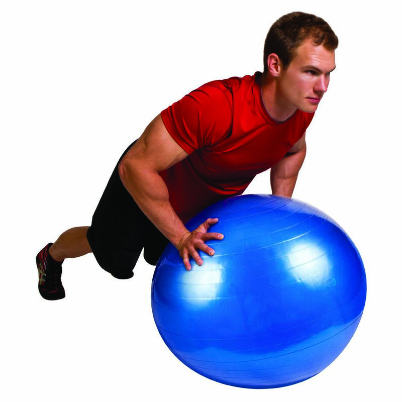 Go Fit 75cm Exercise Ball with Pump & Training Poster image number 2
