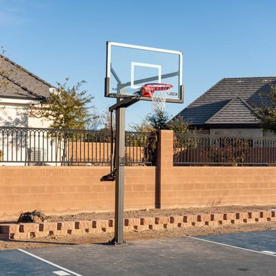 Mammoth 60" 90616 Glass In-Ground Basketball System