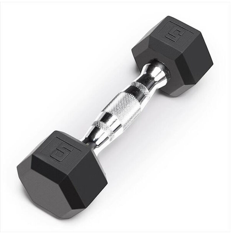 Marcy 5lb. Rubber Dumbbell image number 0