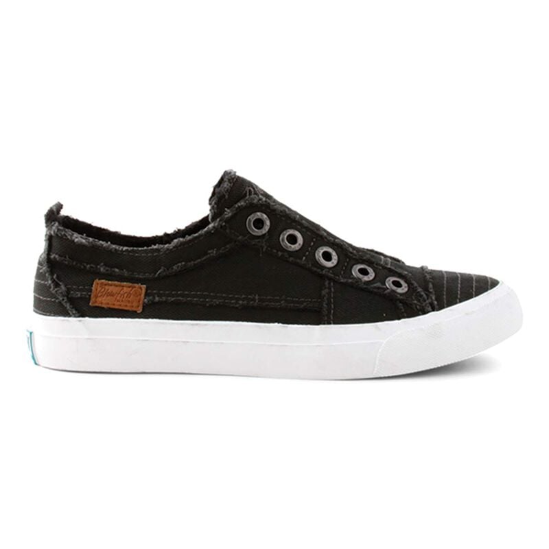 Blowfish Women's Black Smoked Canvas Sneakers image number 0