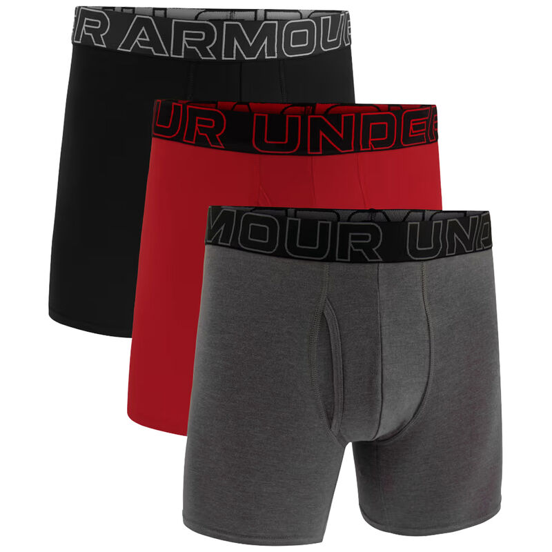 Under Armour Men's 6" Performance Cotton Underwear- 3Pk image number 0