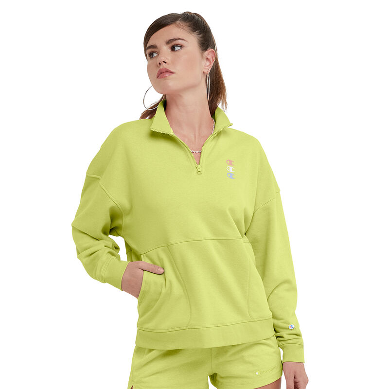 Champion Women's Campus French Terry Quarter Zip image number 0