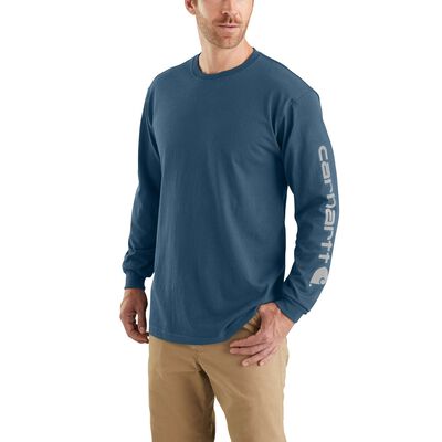 Carhartt Men's Long Sleeve Workwear Graphic Logo T-Shirt