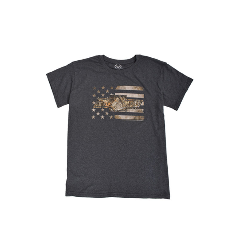 Chevy Men's Short Sleeve Realtree Chevy Fill Flag Tee image number 0