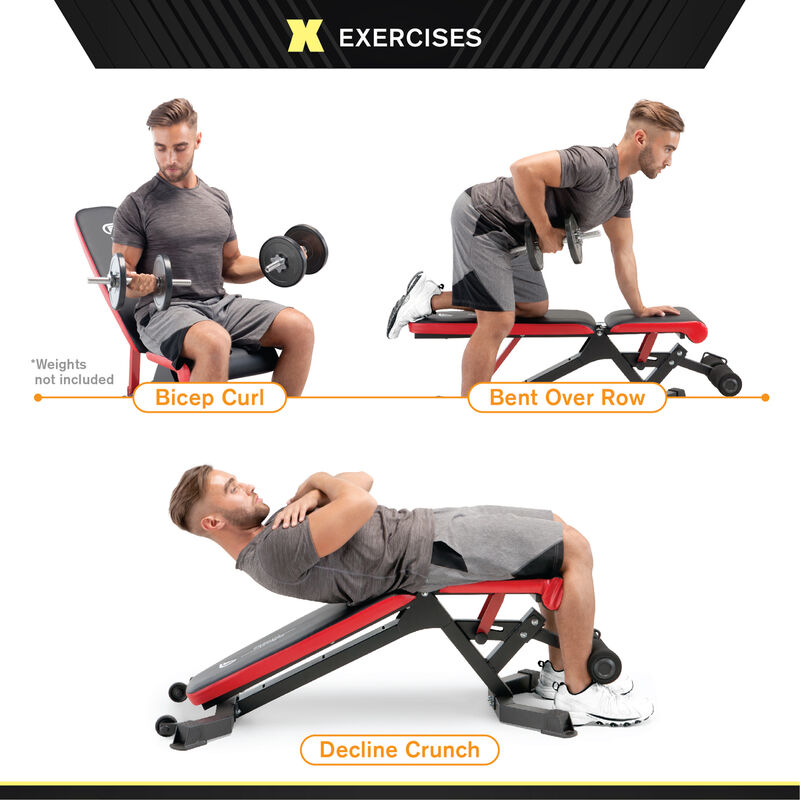 Circuit Fitness 5-Position Utility Weight Bench image number 20