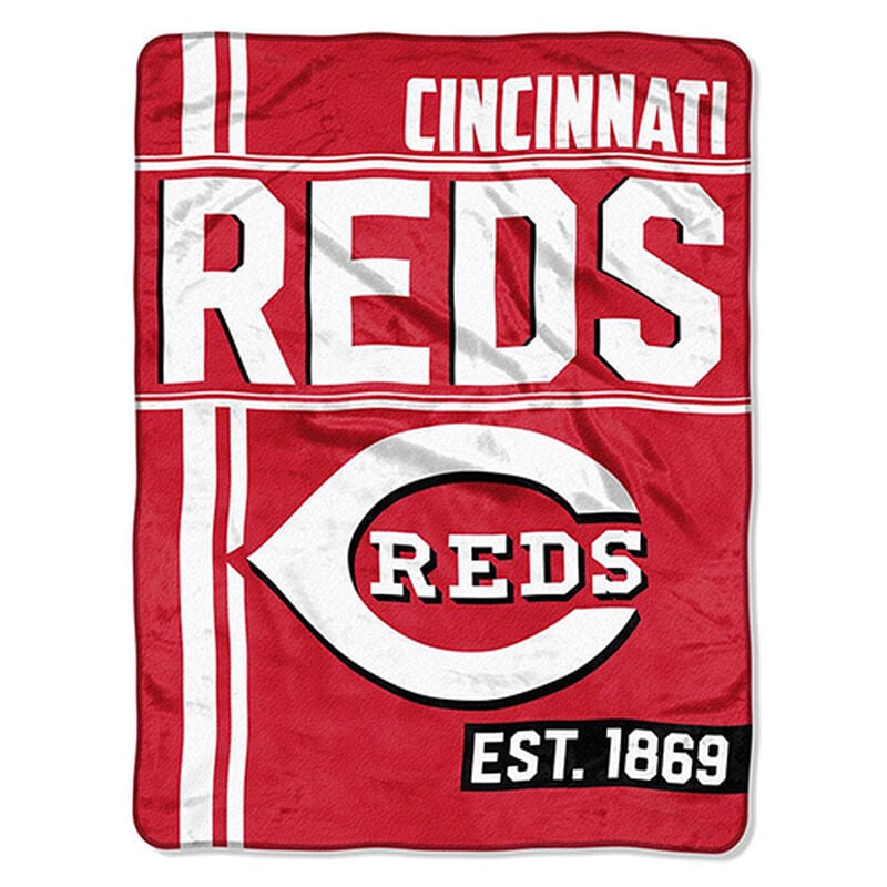 Northwest Co Cincinnati Reds Micro Raschel Throw Blanket image number 0