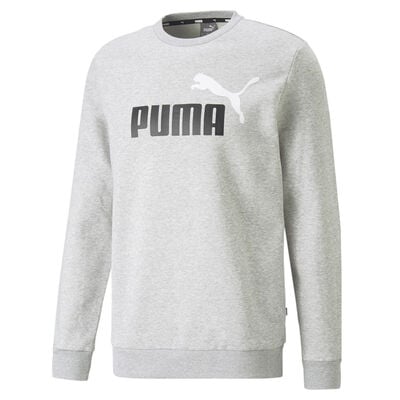 Puma Men's ESS+ 2 Col Big Logo Crew Fleece Athletic Apparel