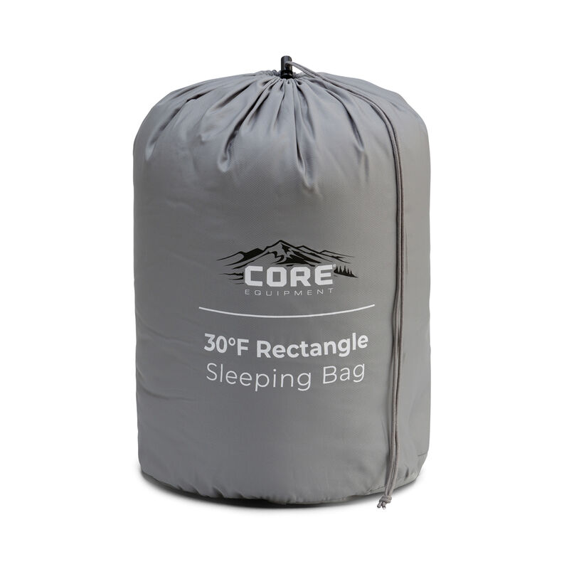 Core Equipment Core 30 Degree Rectangle Sleeping Bag image number 5