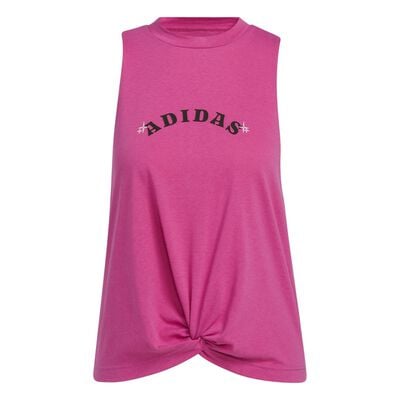 adidas Women's Bloom Knotted Tank Top