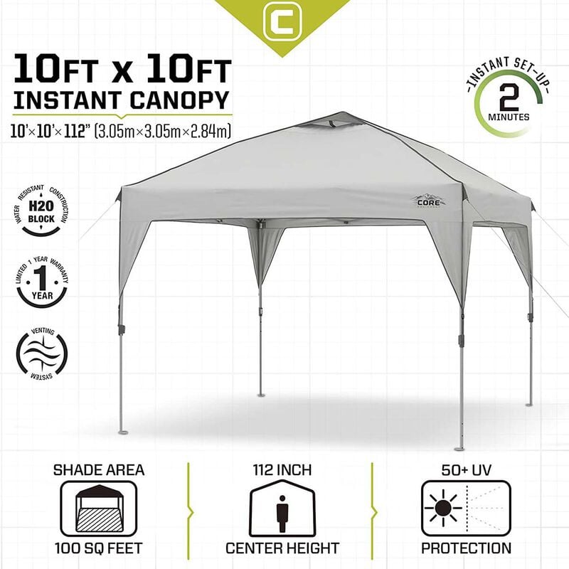 Core Equipment Core 10X10 Instant Canopy image number 2