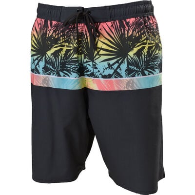 Split Men's Gradient Tropical Board Shorts