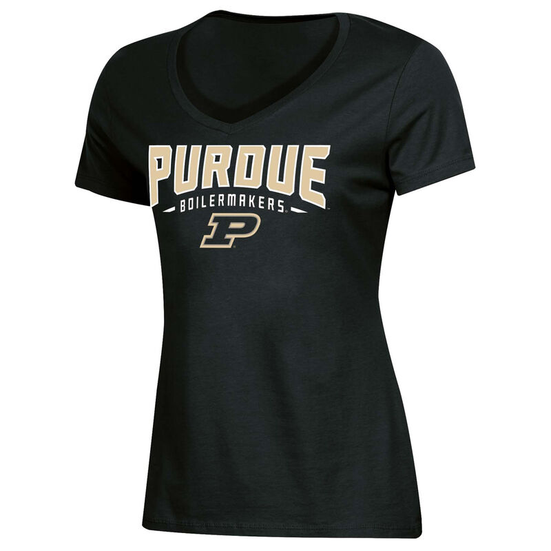 Knights Apparel Women's Short Sleeve Purdue Classic Arch Tee image number 0