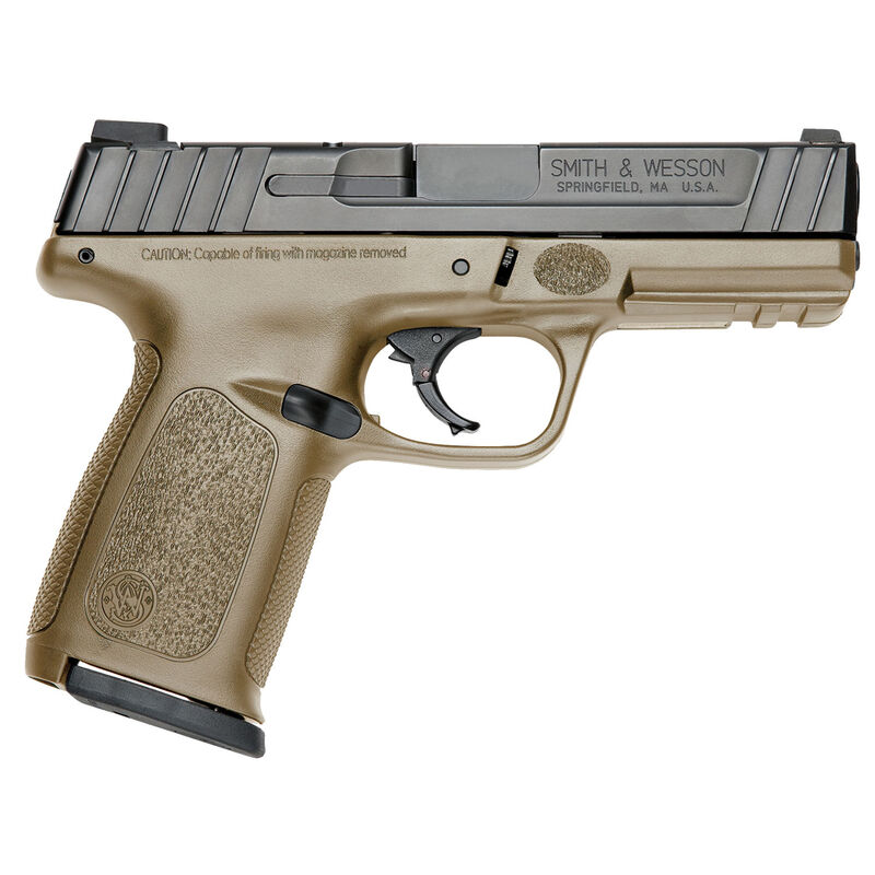 Smith & Wesson SD9VE 9MM 16+1 4 BLK/FDE FS image number 0