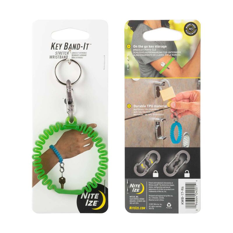 Nite Ize Key Band-It  Stretch Wristband - Lime image number 0