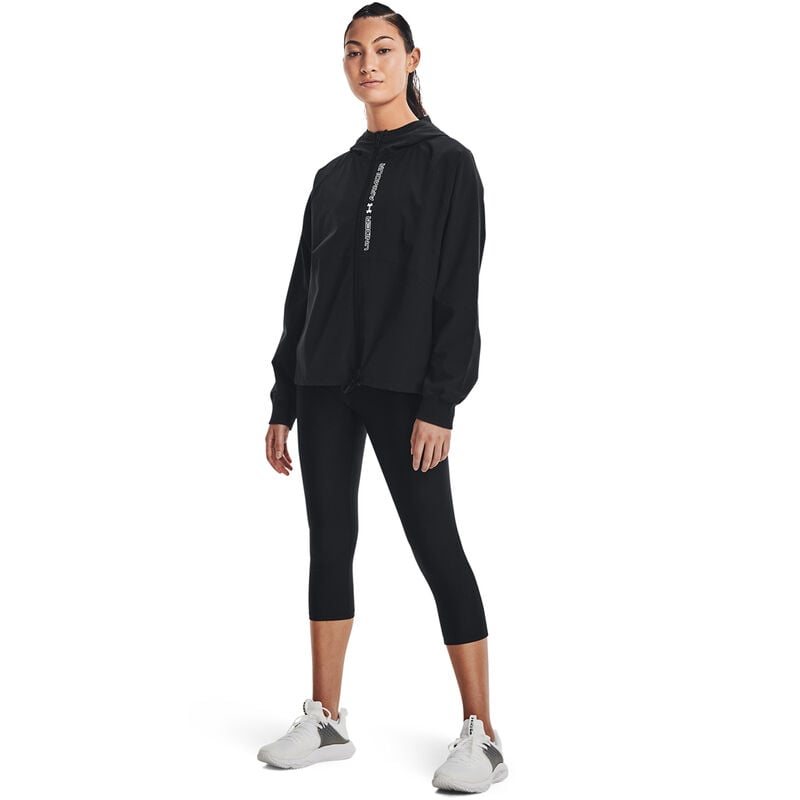 Under Armour Women's Woven Fz Jacket image number 4