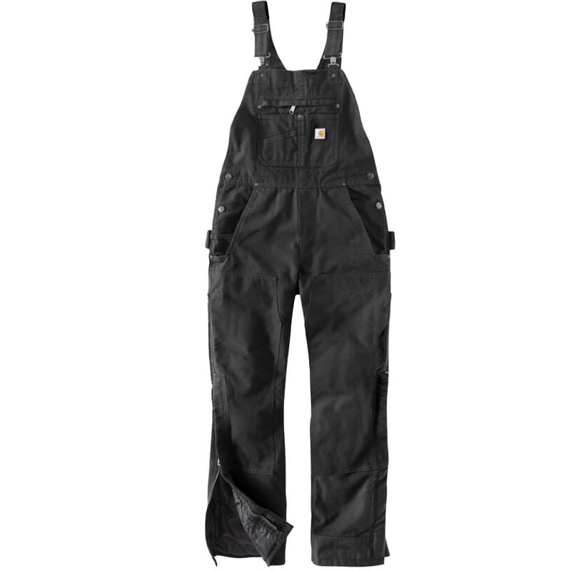 Carhartt Women's Relaxed Fit Washed Duck Insulated Bib Overalls image number 0