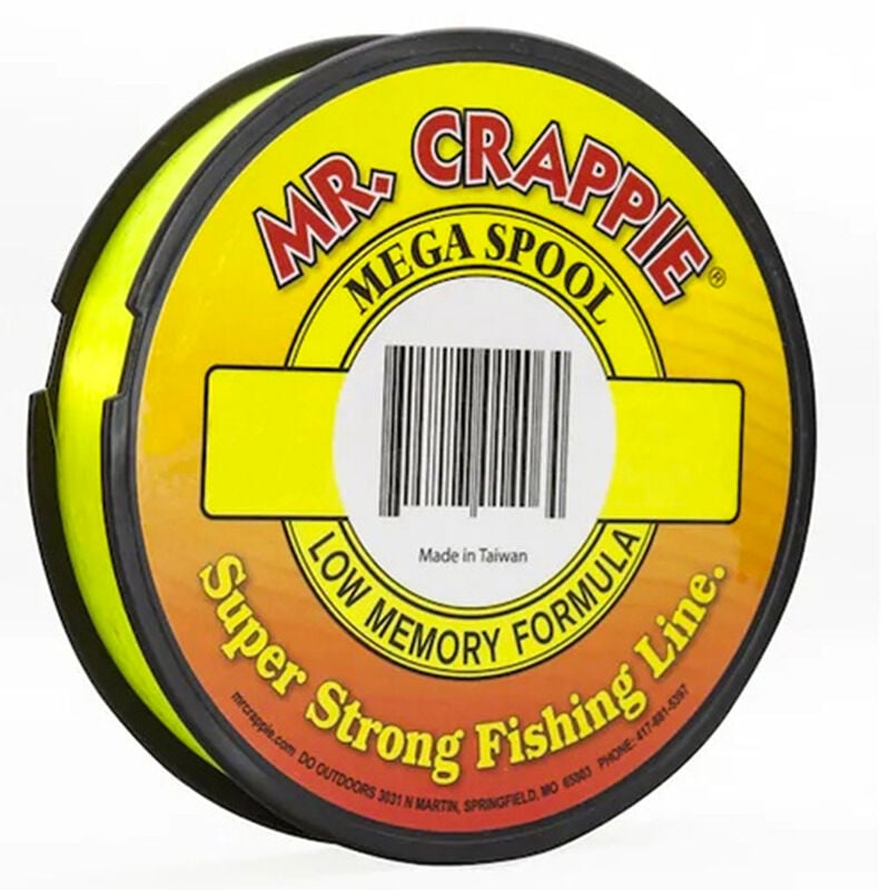 Mr Crappie Monofilament 8lb 500 Yard Fishing Line image number 0