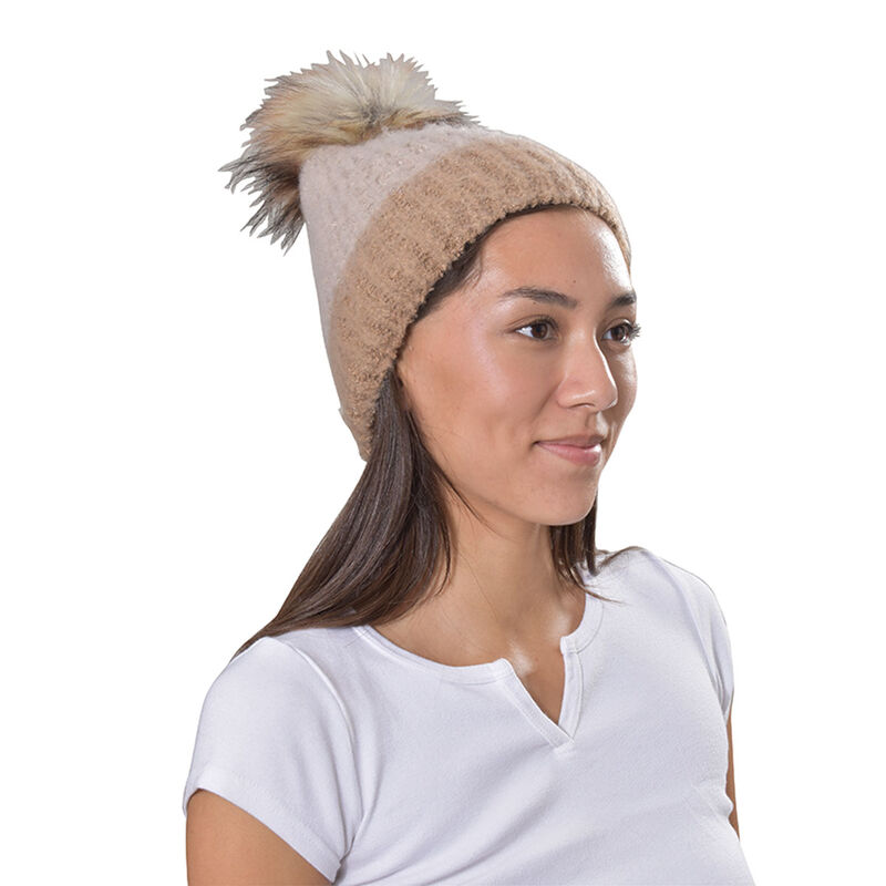 David & Young Women's Fur Liner Beanie image number 1