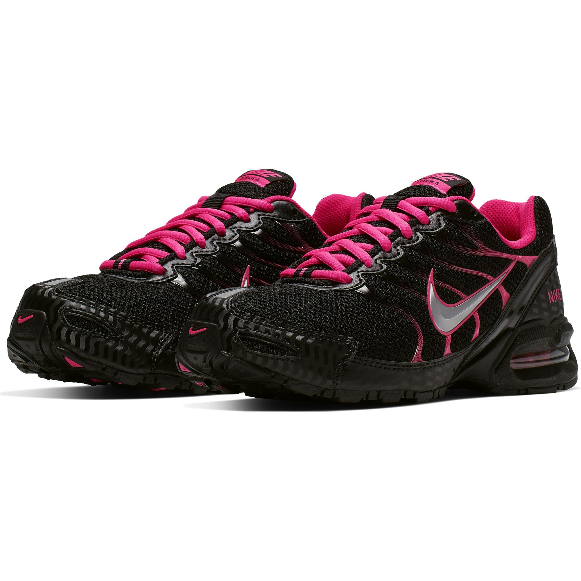 nike women's air max torch 4 running shoes navy/pink