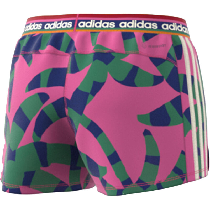 adidas Women's adidas X Farm Rio Pacer 3-Stripes Knit Shorts image number 1